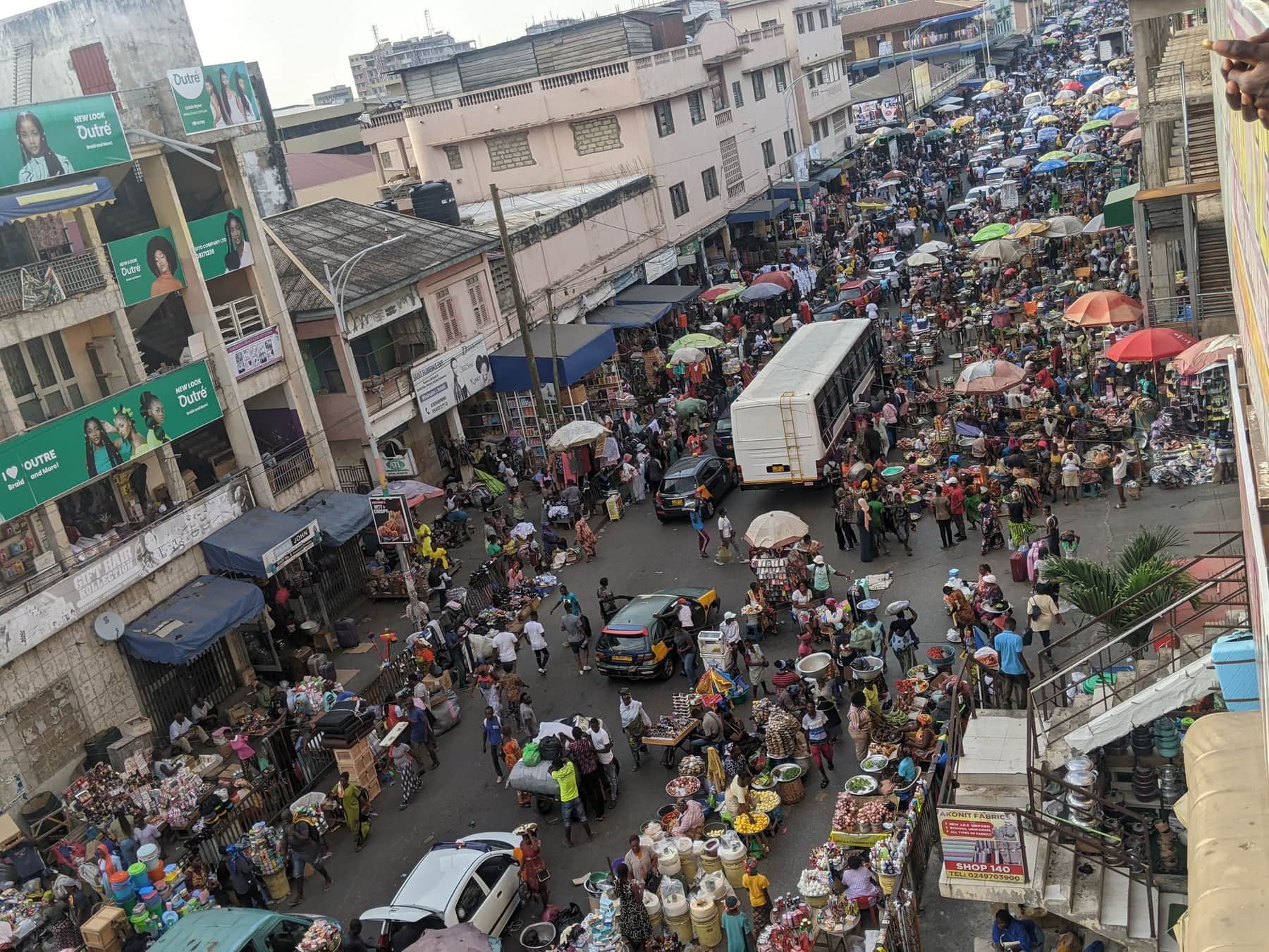 Makola Market Street
